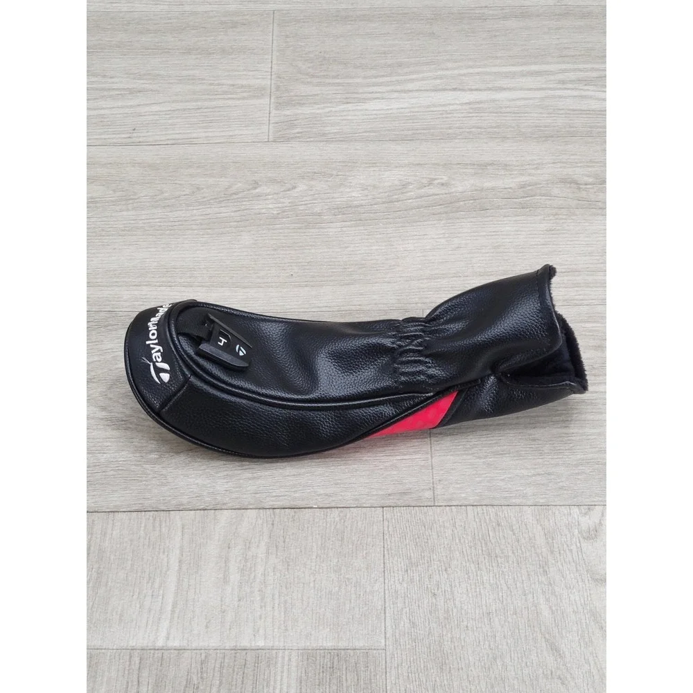 TaylorMade Stealth Rescue Hybrid Golf Club Headcover Black Red White Head Cover